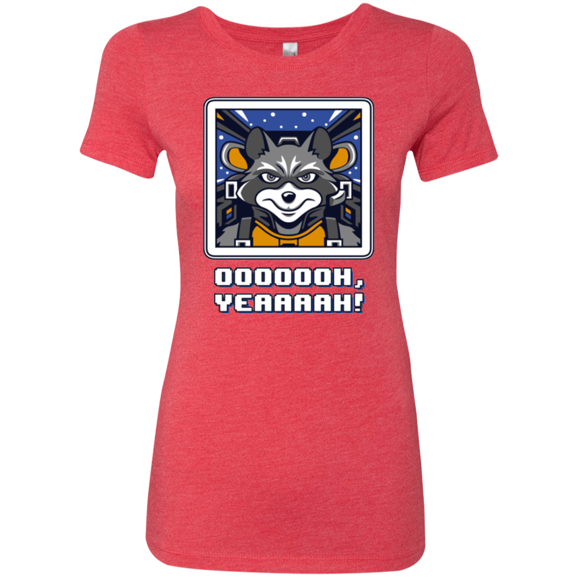 T-Shirts Vintage Red / Small Star Raccoon Women's Triblend T-Shirt