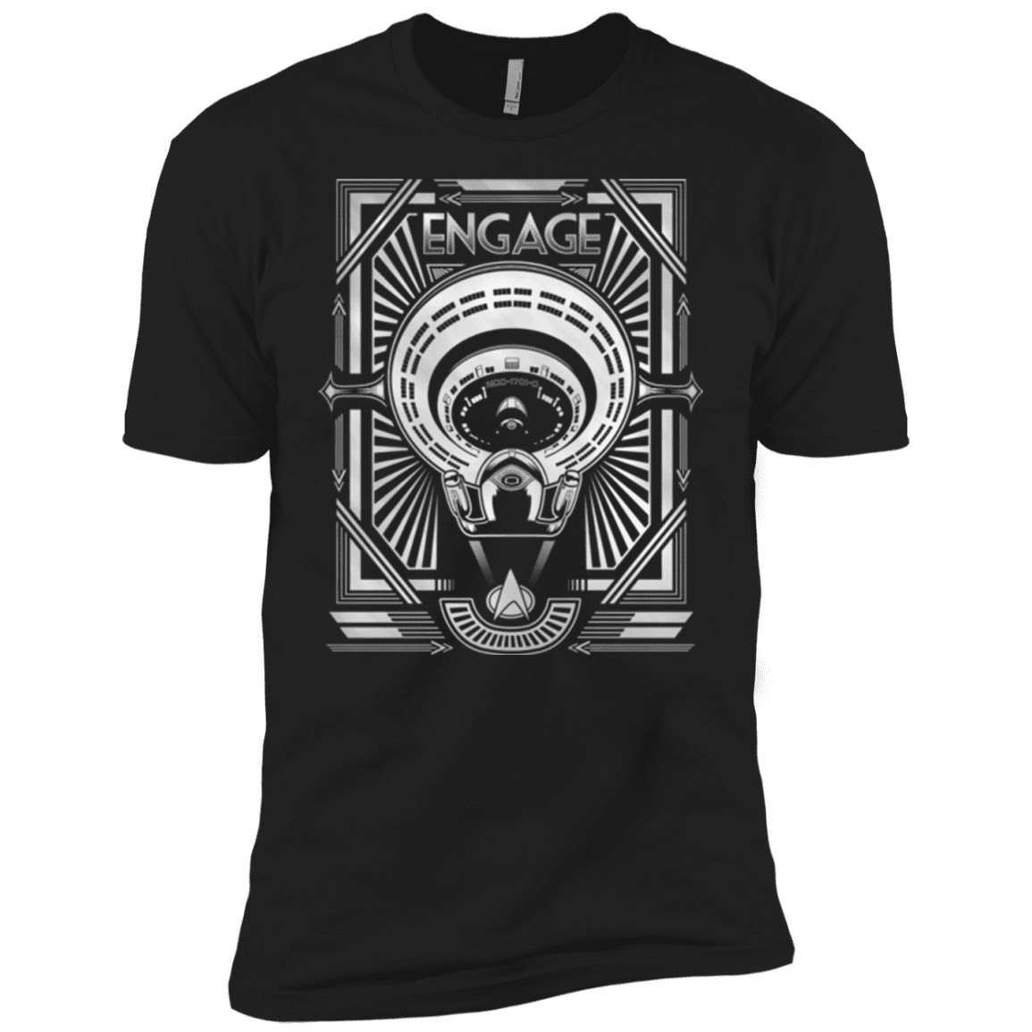 T-Shirts Black / YXS Star Trek Engage Boys Premium T-Shirt