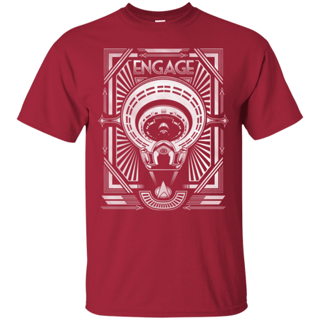 T-Shirts Cardinal / Small Star Trek Engage T-Shirt