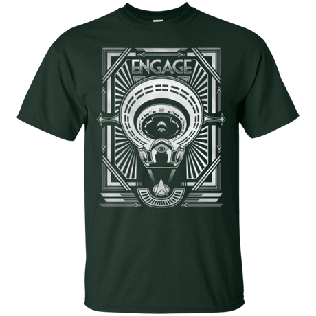 T-Shirts Forest Green / Small Star Trek Engage T-Shirt