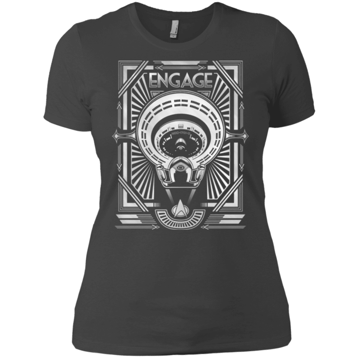 T-Shirts Heavy Metal / X-Small Star Trek Engage Women's Premium T-Shirt