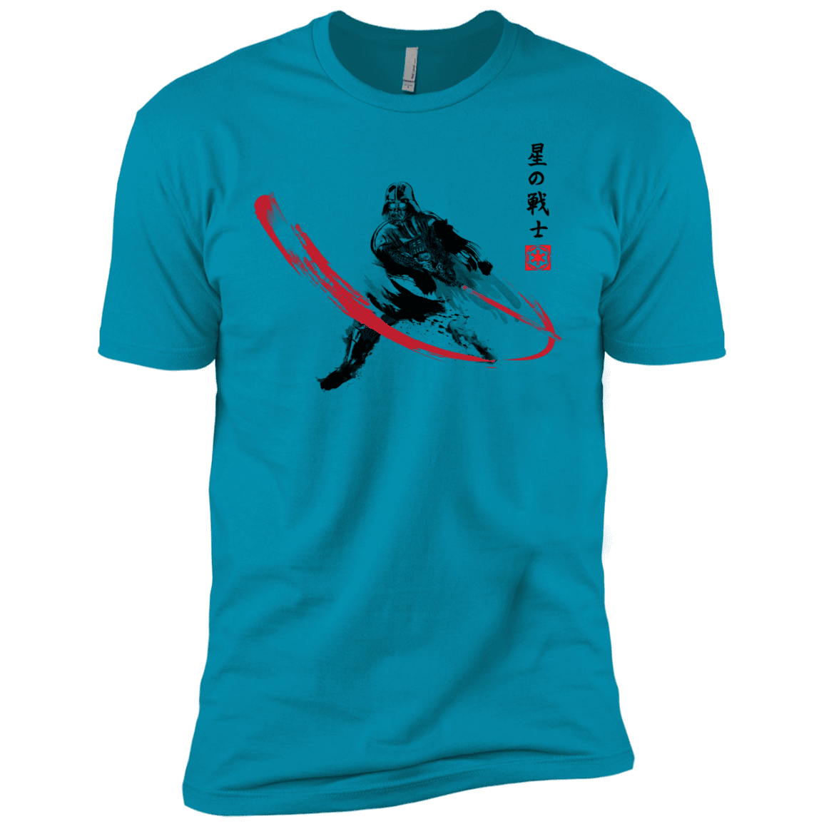 T-Shirts Turquoise / YXS STAR WARRIOR SUMI-E Boys Premium T-Shirt