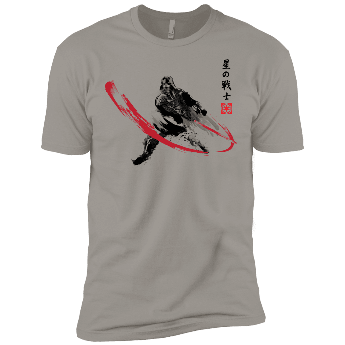 T-Shirts Light Grey / X-Small STAR WARRIOR SUMI-E Men's Premium T-Shirt