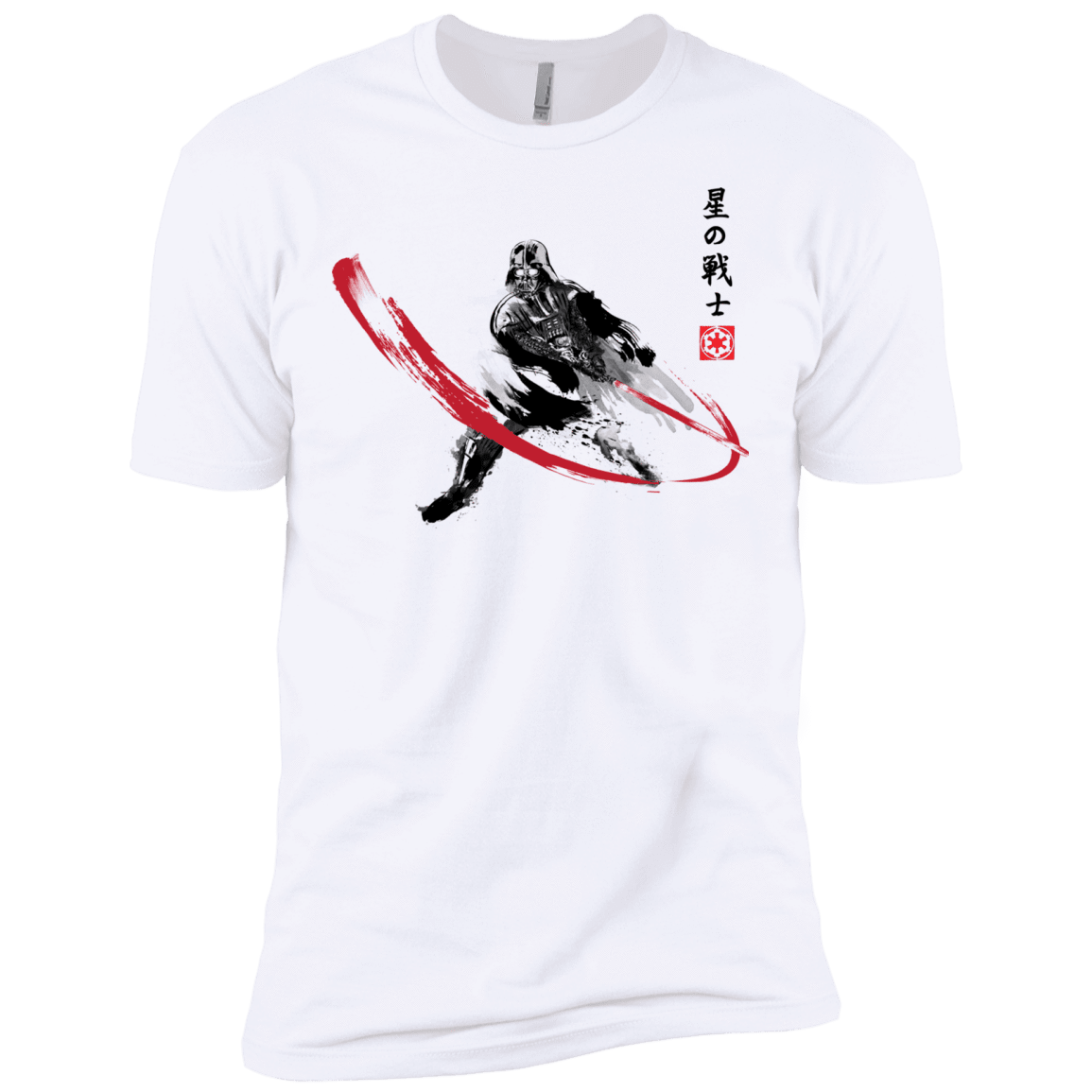 T-Shirts White / X-Small STAR WARRIOR SUMI-E Men's Premium T-Shirt