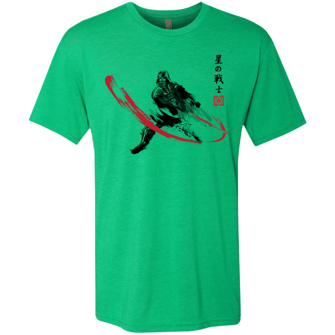 T-Shirts Envy / Small STAR WARRIOR SUMI-E Men's Triblend T-Shirt