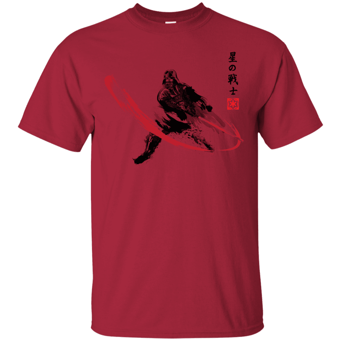 T-Shirts Cardinal / Small STAR WARRIOR SUMI-E T-Shirt