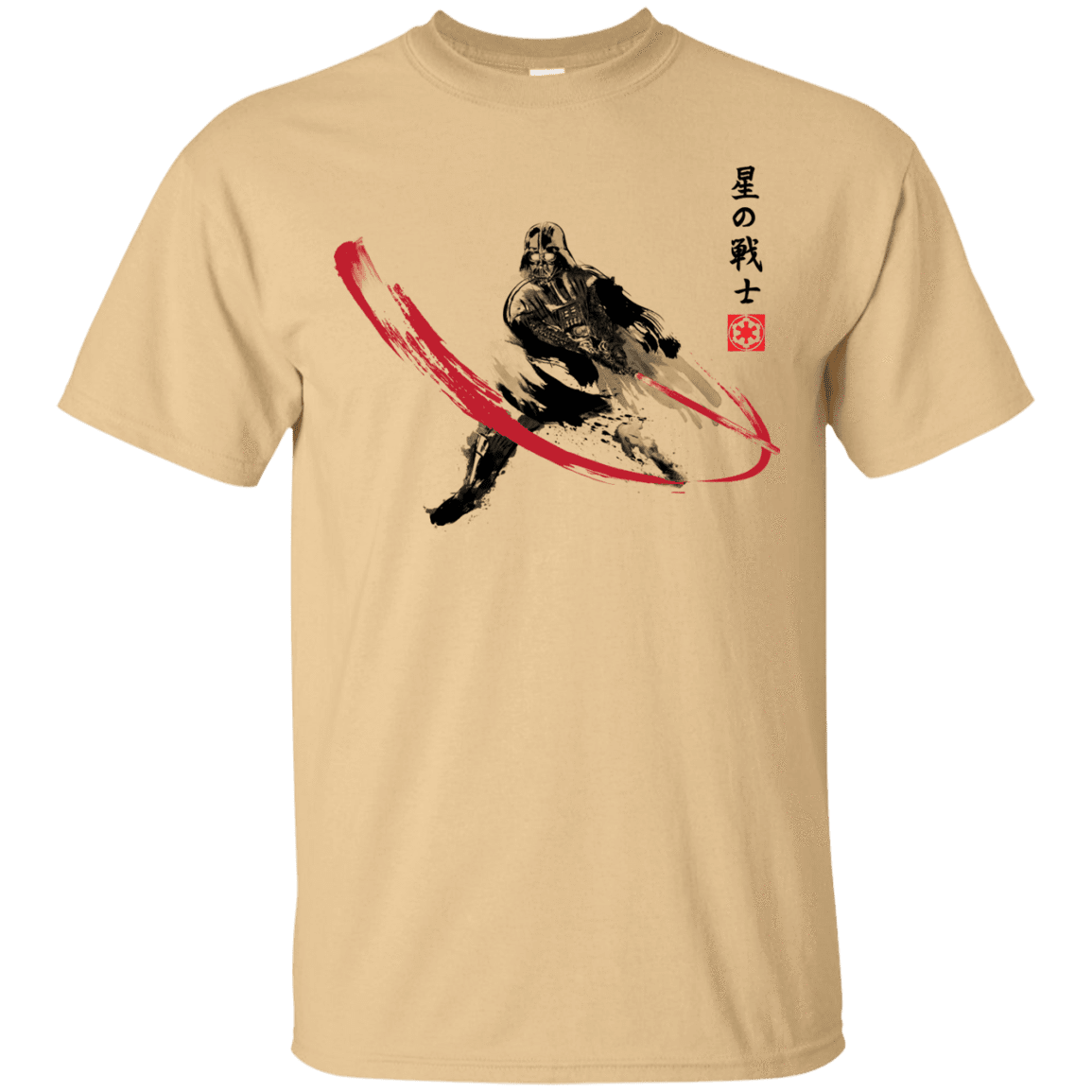 T-Shirts Vegas Gold / Small STAR WARRIOR SUMI-E T-Shirt