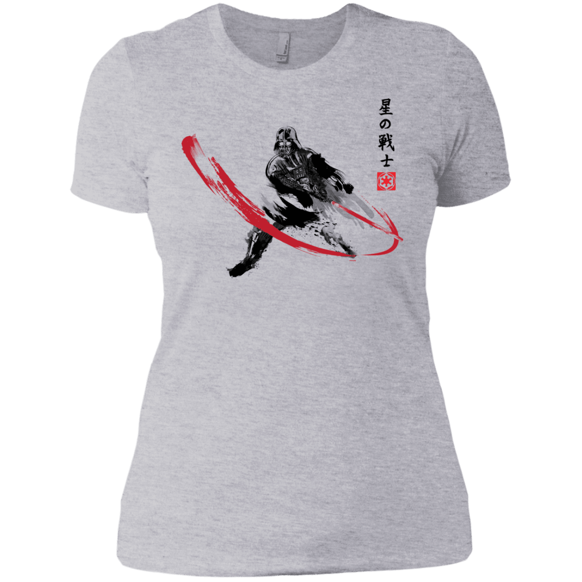 T-Shirts Heather Grey / X-Small STAR WARRIOR SUMI-E Women's Premium T-Shirt