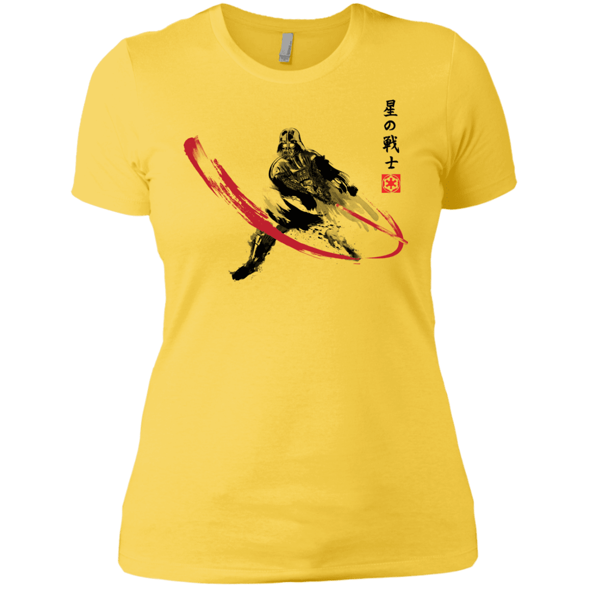 T-Shirts Vibrant Yellow / X-Small STAR WARRIOR SUMI-E Women's Premium T-Shirt