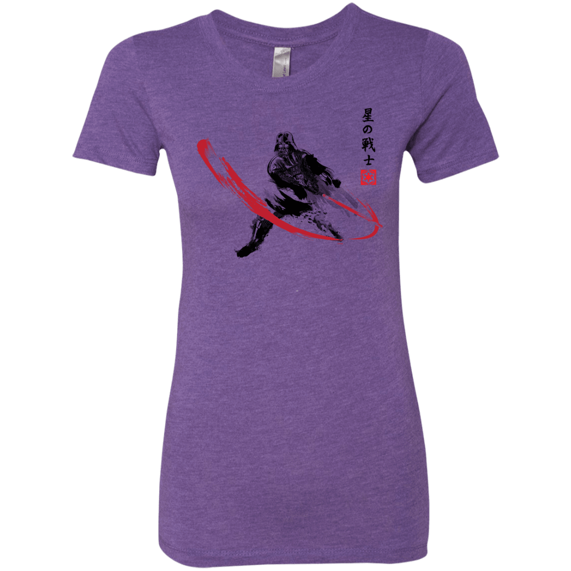 T-Shirts Purple Rush / Small STAR WARRIOR SUMI-E Women's Triblend T-Shirt