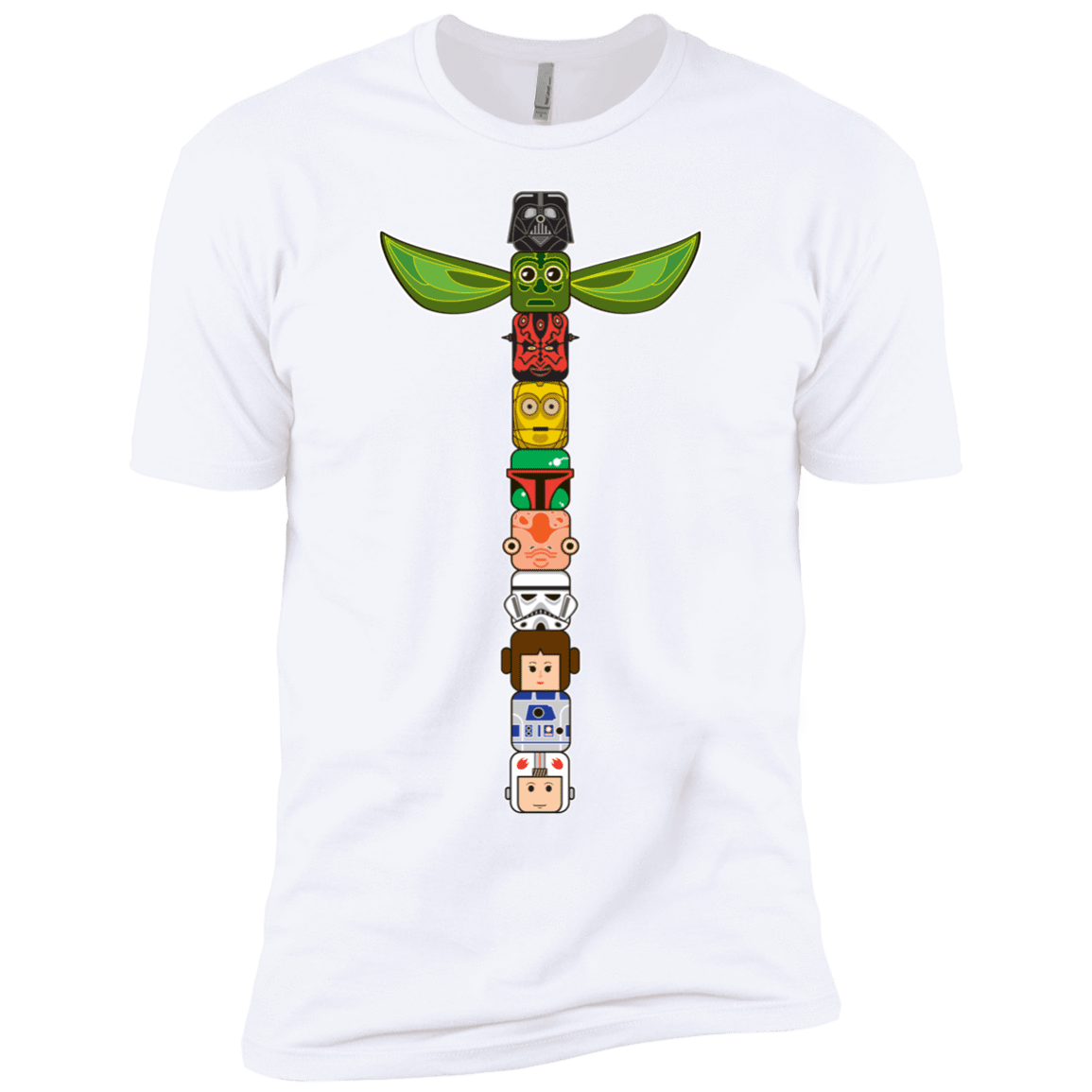 T-Shirts White / YXS Star Wars Totem Boys Premium T-Shirt
