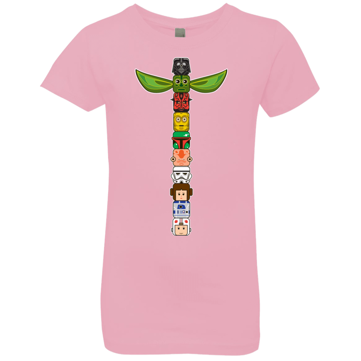 T-Shirts Light Pink / YXS Star Wars Totem Girls Premium T-Shirt