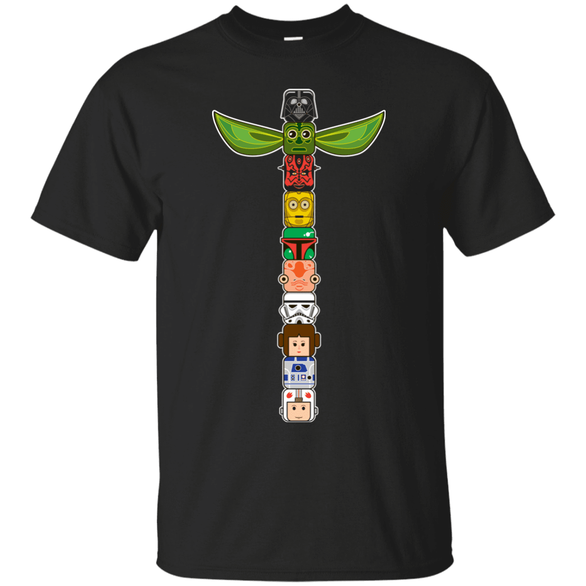 T-Shirts Black / Small Star Wars Totem T-Shirt