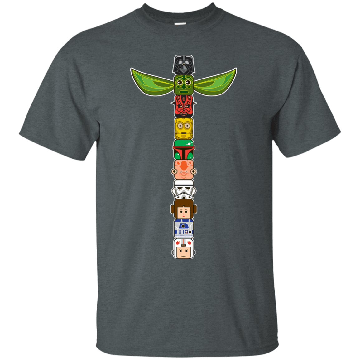 T-Shirts Dark Heather / Small Star Wars Totem T-Shirt