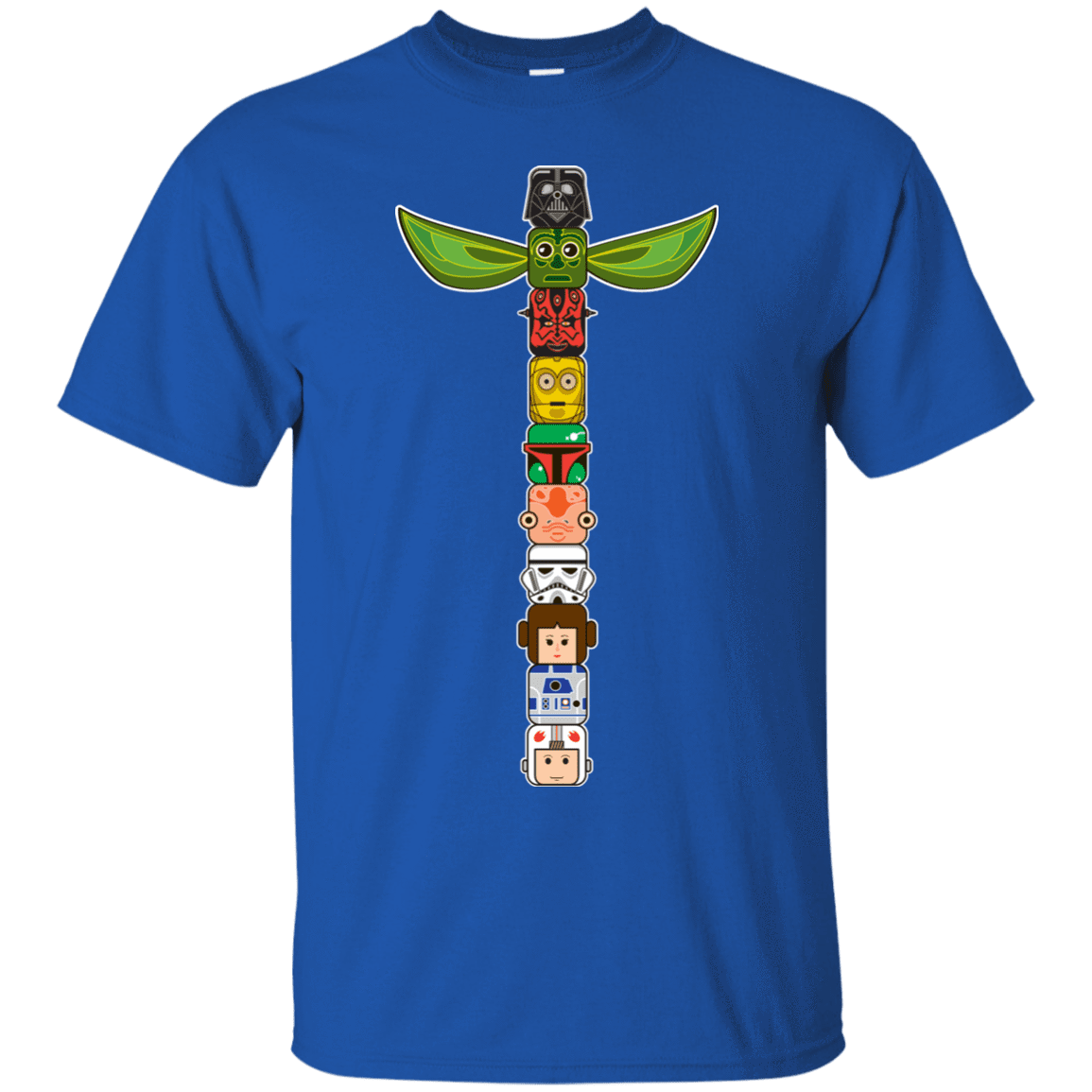 T-Shirts Royal / Small Star Wars Totem T-Shirt