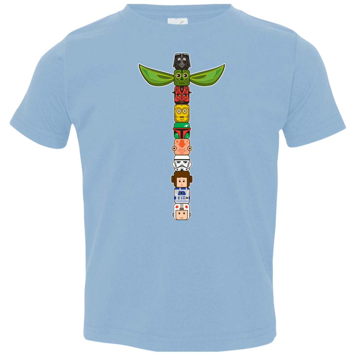 T-Shirts Light Blue / 2T Star Wars Totem Toddler Premium T-Shirt
