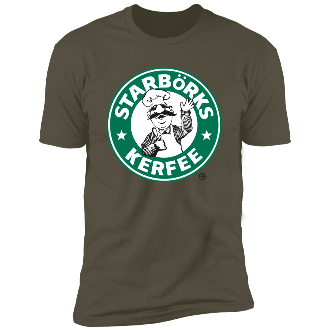 T-Shirts Military Green / S Starborks Kerfee Men's Premium T-Shirt