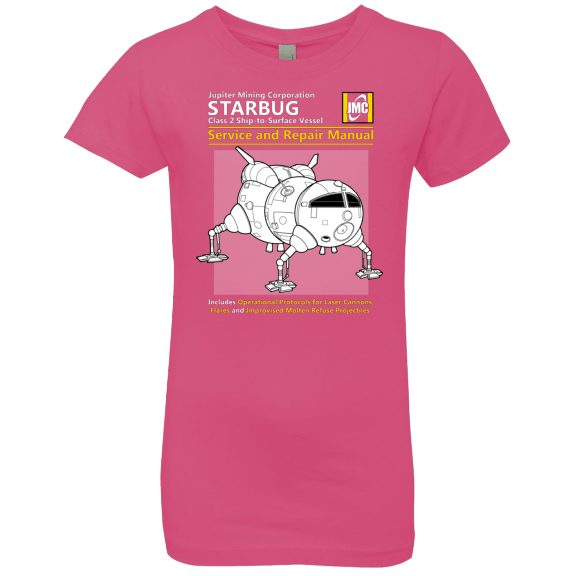 T-Shirts Hot Pink / YXS Starbug Service And Repair Manual Girls Premium T-Shirt
