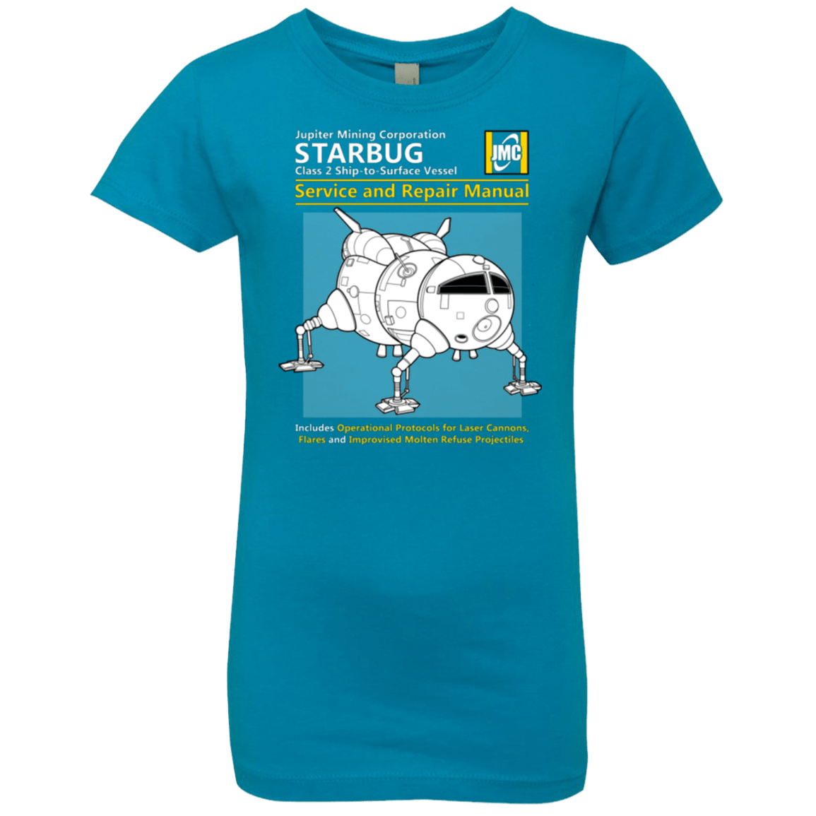 T-Shirts Turquoise / YXS Starbug Service And Repair Manual Girls Premium T-Shirt