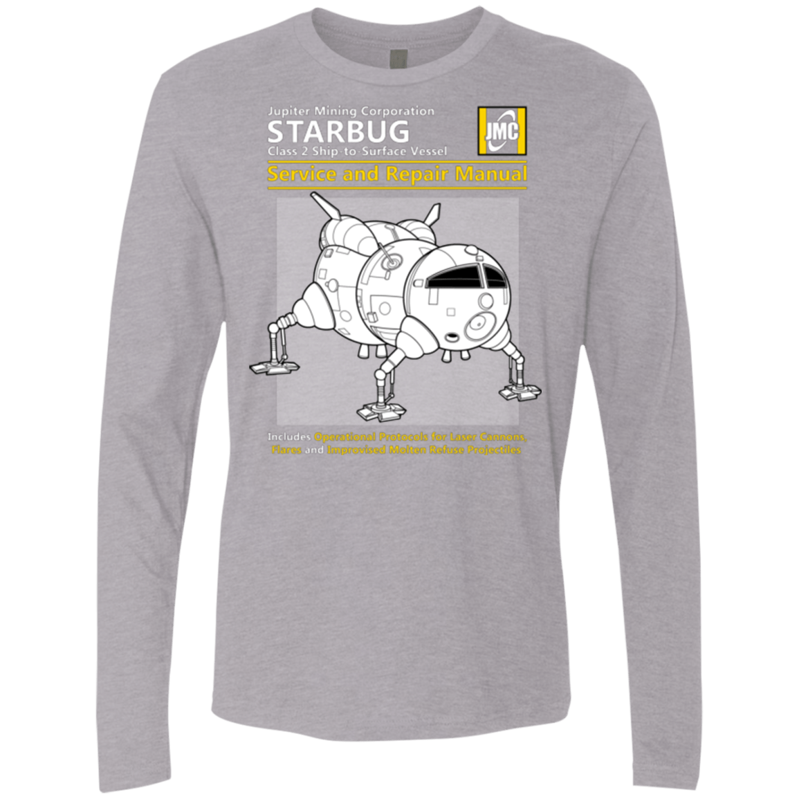 T-Shirts Heather Grey / Small Starbug Service And Repair Manual Men's Premium Long Sleeve