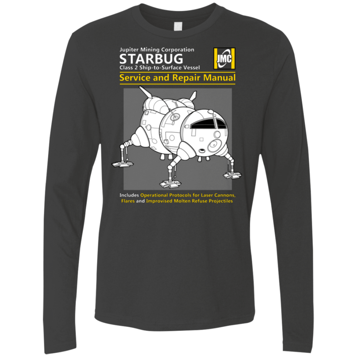 T-Shirts Heavy Metal / Small Starbug Service And Repair Manual Men's Premium Long Sleeve
