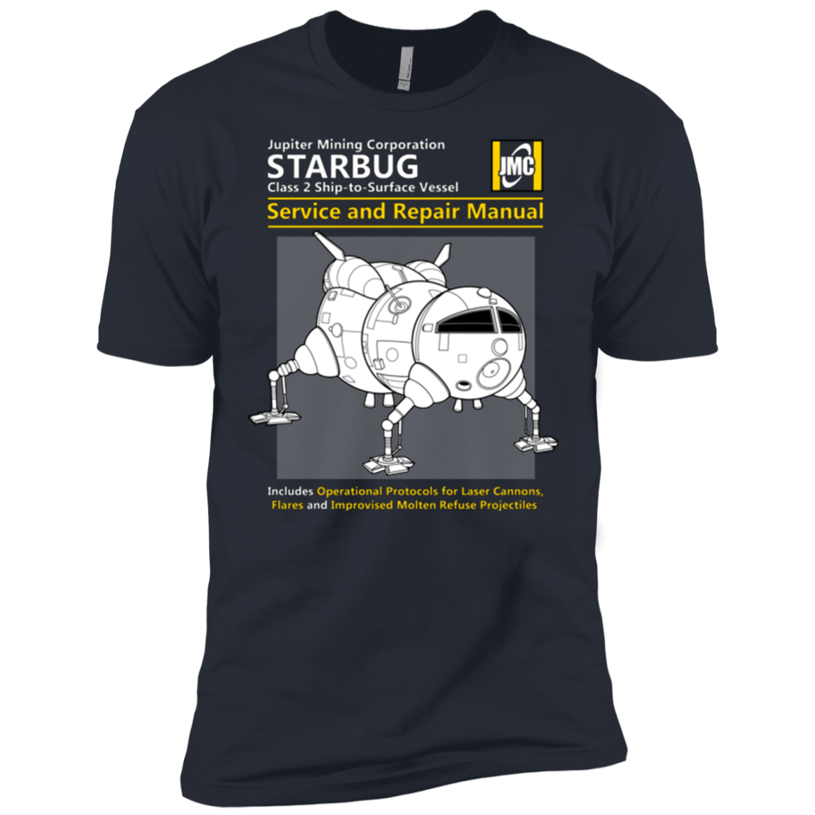 T-Shirts Indigo / X-Small Starbug Service And Repair Manual Men's Premium T-Shirt