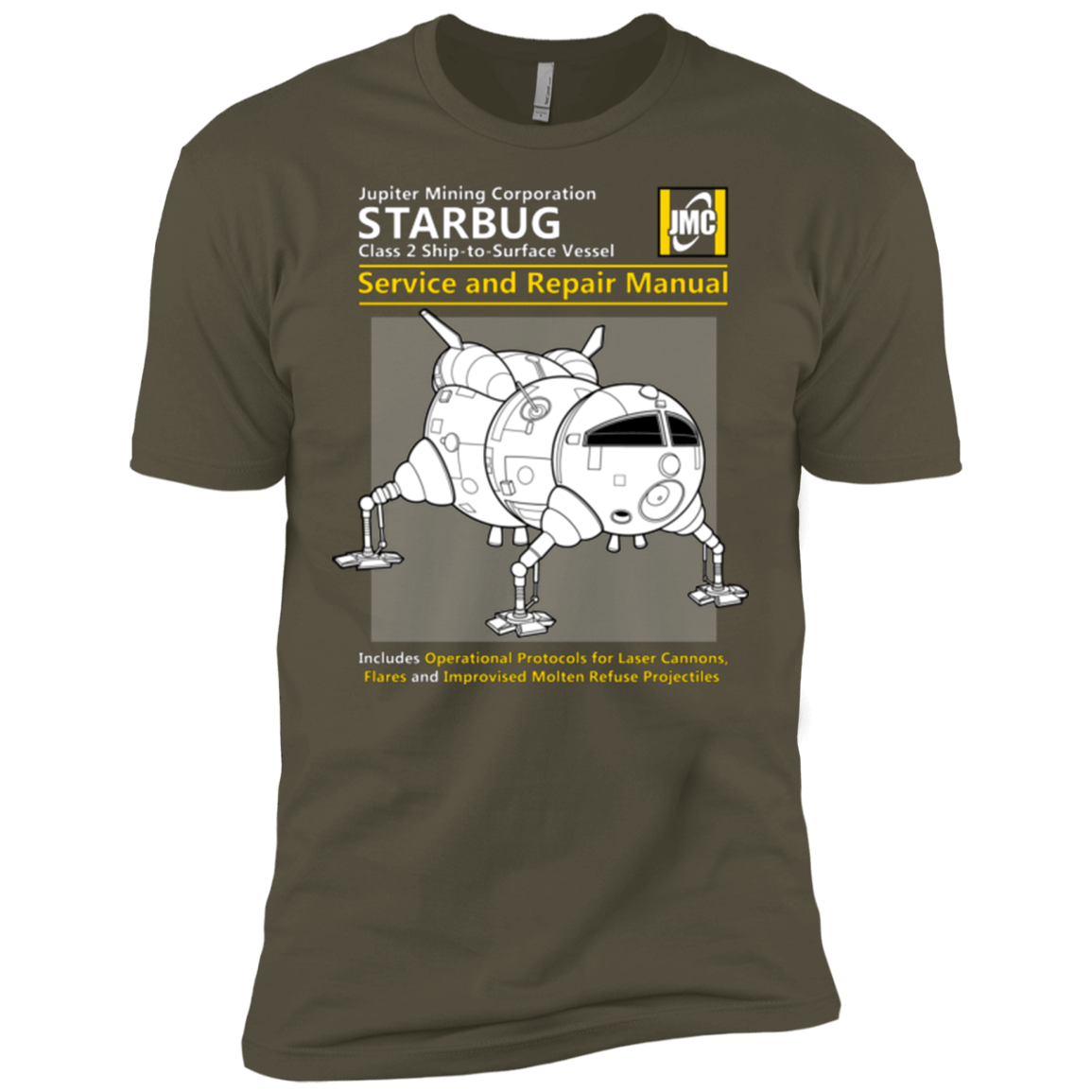 T-Shirts Military Green / X-Small Starbug Service And Repair Manual Men's Premium T-Shirt