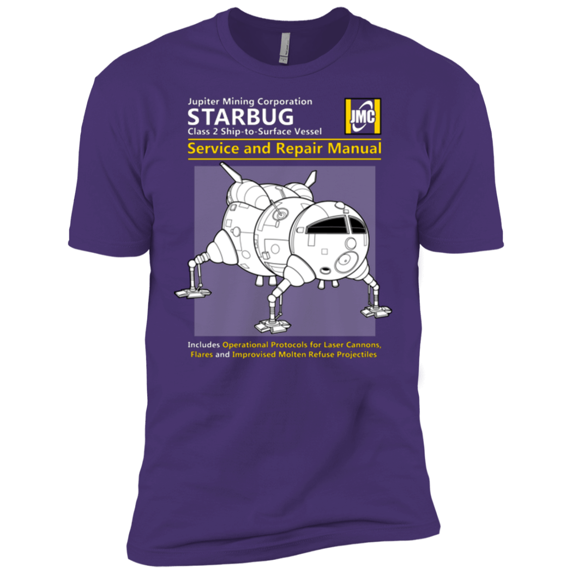 T-Shirts Purple / X-Small Starbug Service And Repair Manual Men's Premium T-Shirt