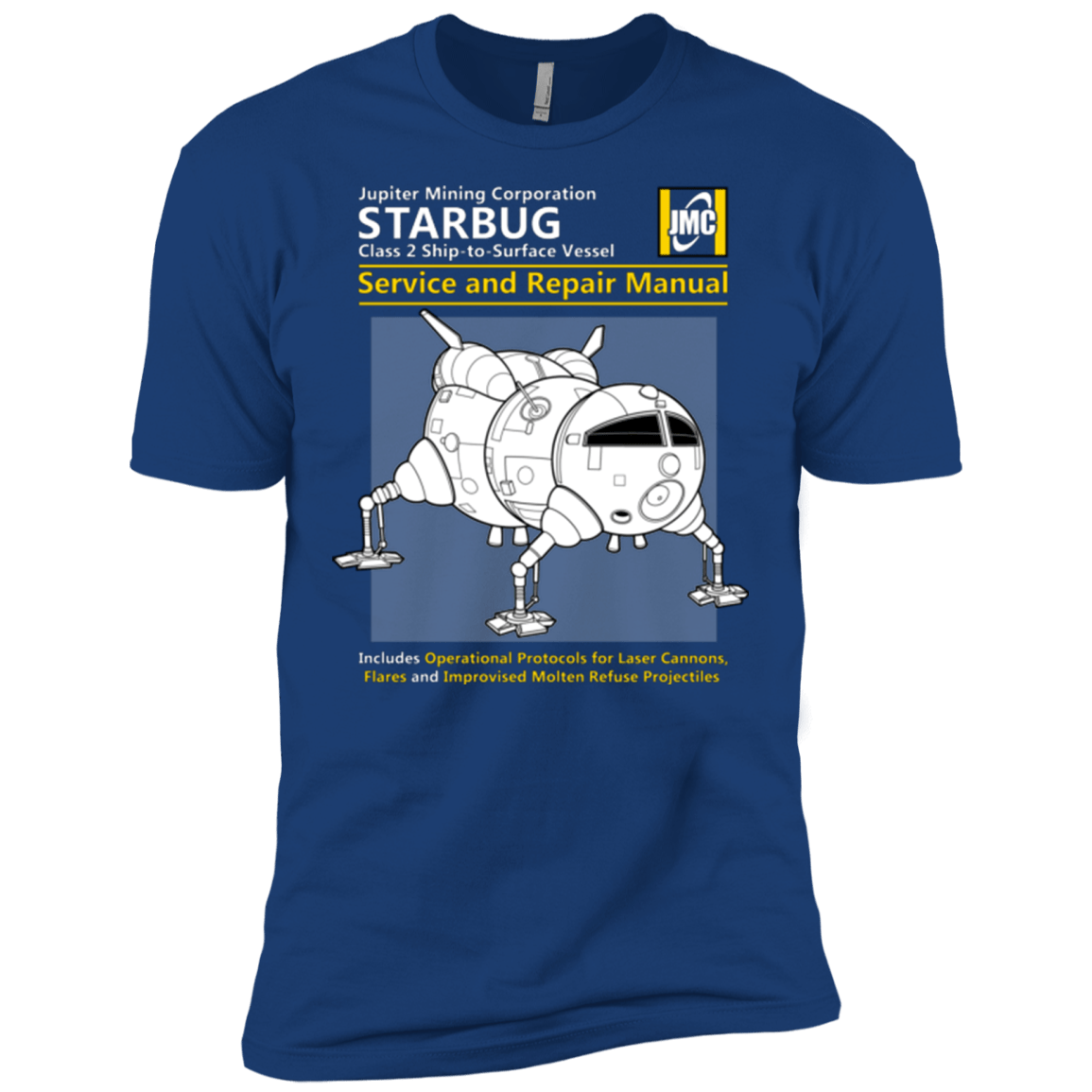 T-Shirts Royal / X-Small Starbug Service And Repair Manual Men's Premium T-Shirt
