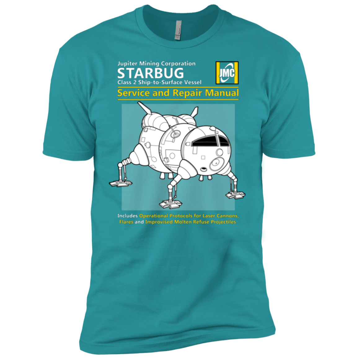 T-Shirts Tahiti Blue / X-Small Starbug Service And Repair Manual Men's Premium T-Shirt