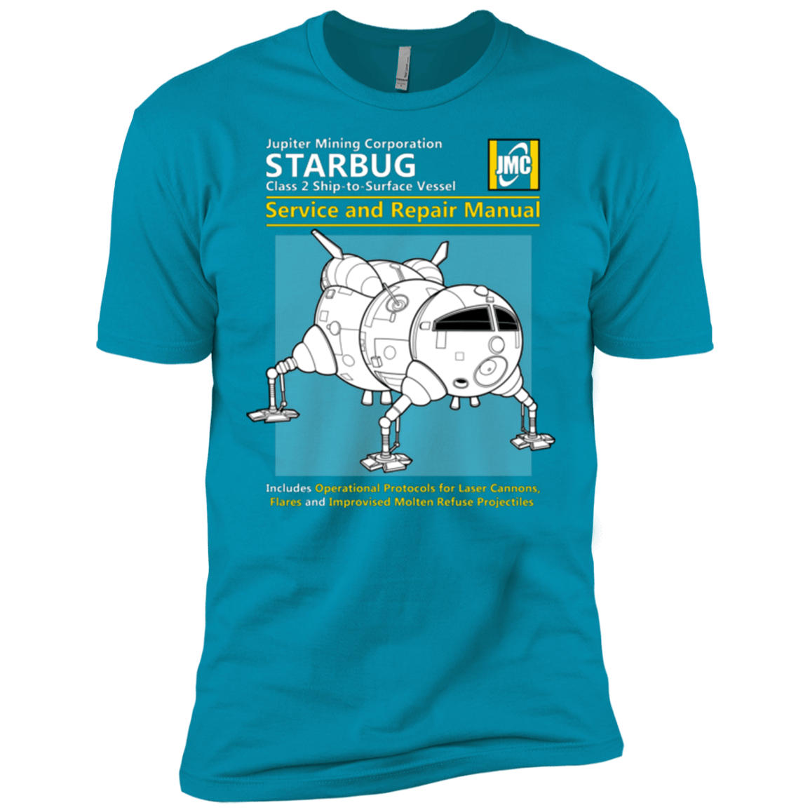 T-Shirts Turquoise / X-Small Starbug Service And Repair Manual Men's Premium T-Shirt