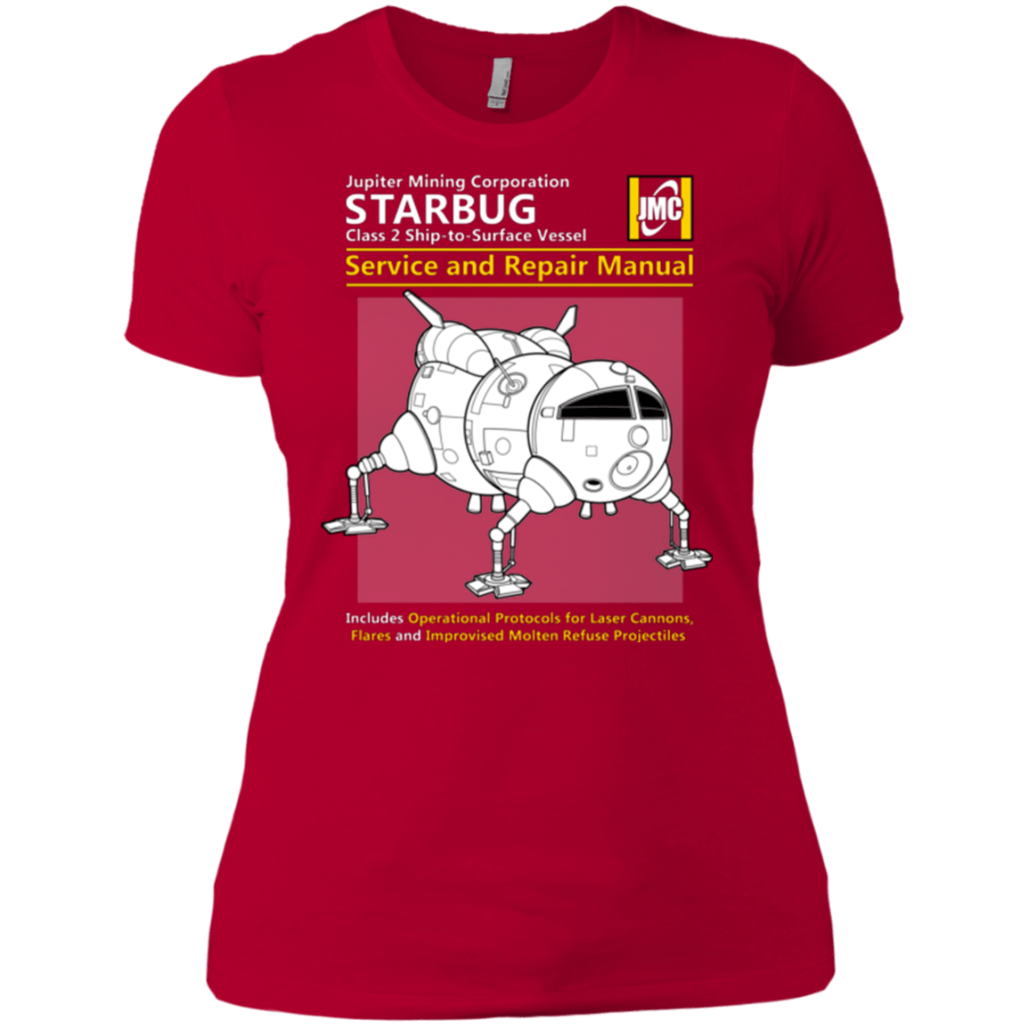 T-Shirts Red / X-Small Starbug Service And Repair Manual Women's Premium T-Shirt