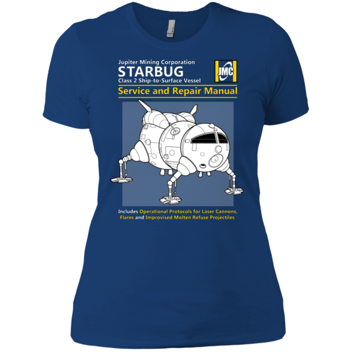 T-Shirts Royal / X-Small Starbug Service And Repair Manual Women's Premium T-Shirt
