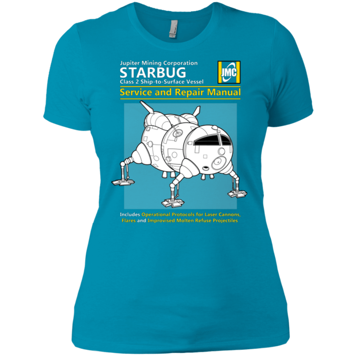 T-Shirts Turquoise / X-Small Starbug Service And Repair Manual Women's Premium T-Shirt
