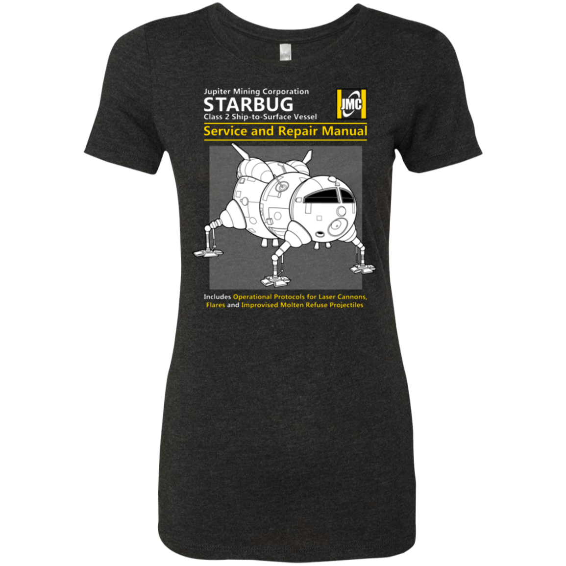 T-Shirts Vintage Black / Small Starbug Service And Repair Manual Women's Triblend T-Shirt