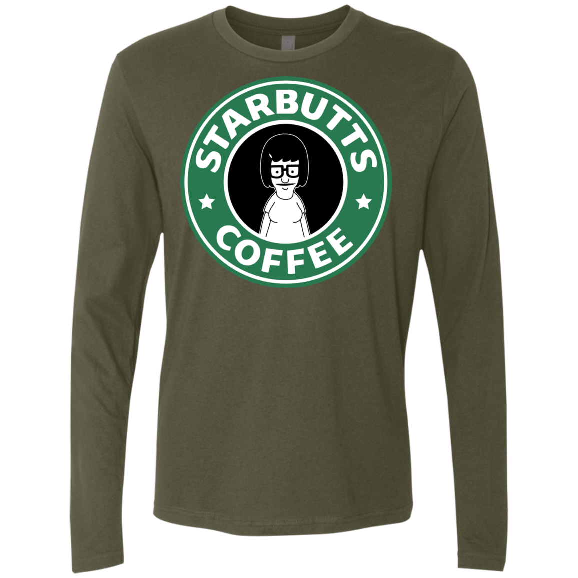T-Shirts Military Green / S Starbutts Men's Premium Long Sleeve