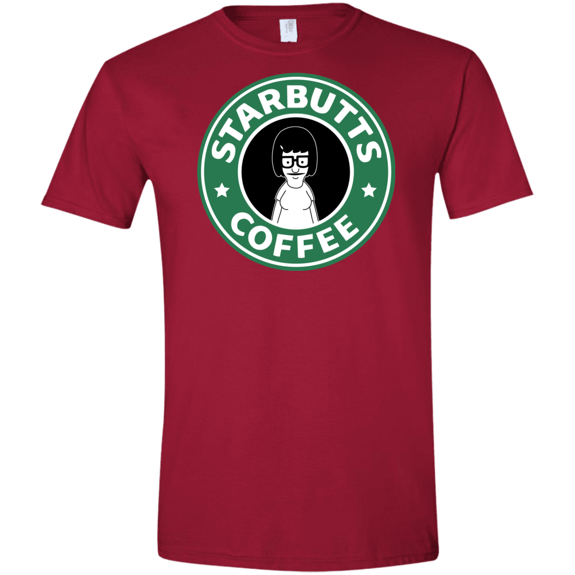 T-Shirts Cardinal Red / S Starbutts Men's Semi-Fitted Softstyle