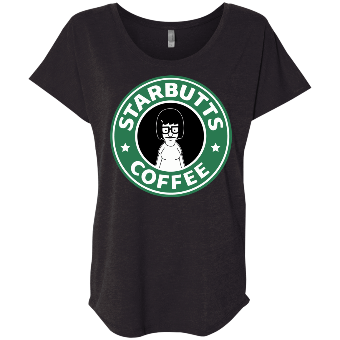 T-Shirts Vintage Black / X-Small Starbutts Triblend Dolman Sleeve