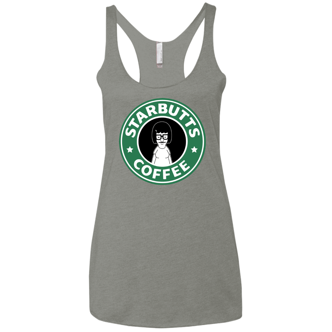 T-Shirts Venetian Grey / X-Small Starbutts Women's Triblend Racerback Tank