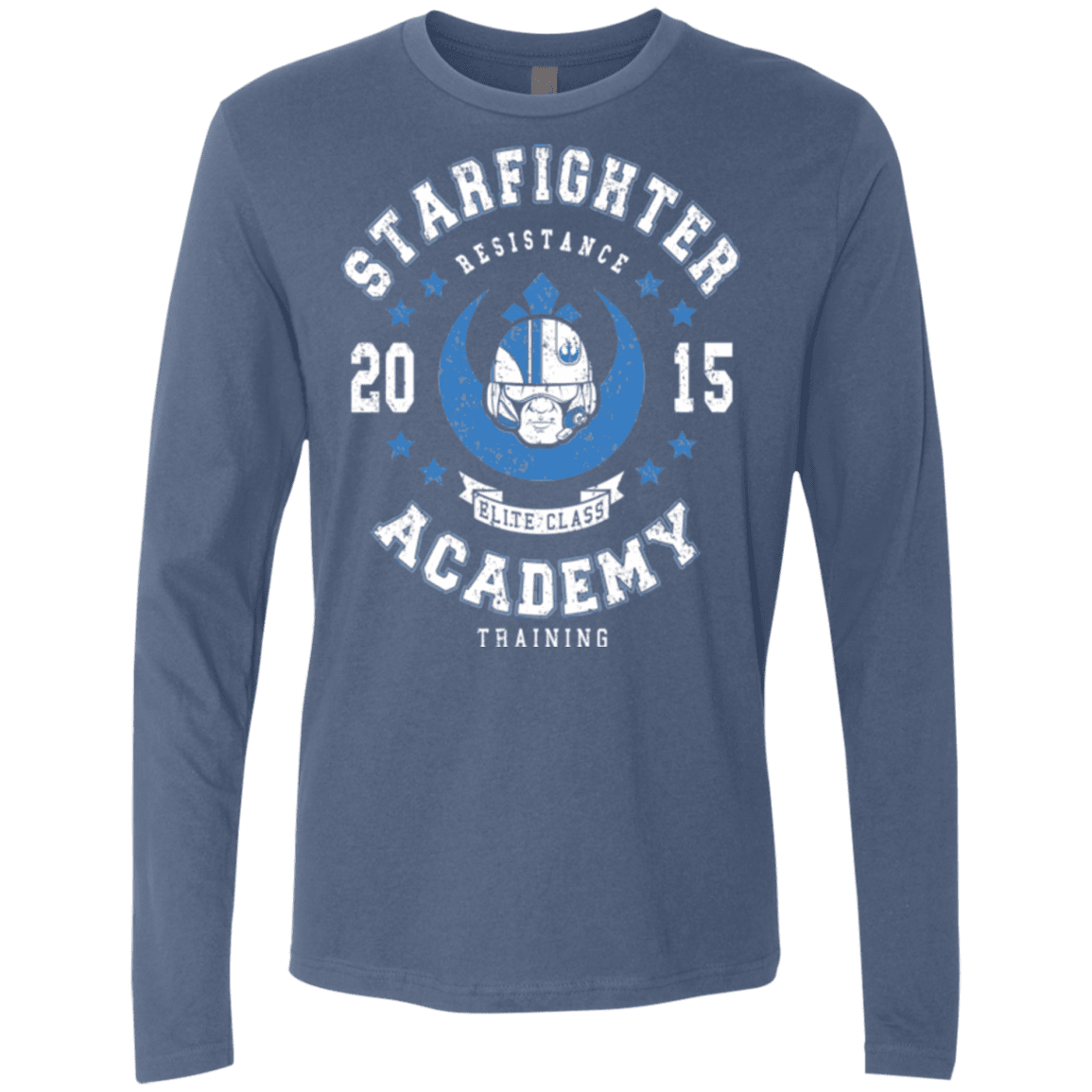 T-Shirts Indigo / Small Starfighter Academy 15 Men's Premium Long Sleeve