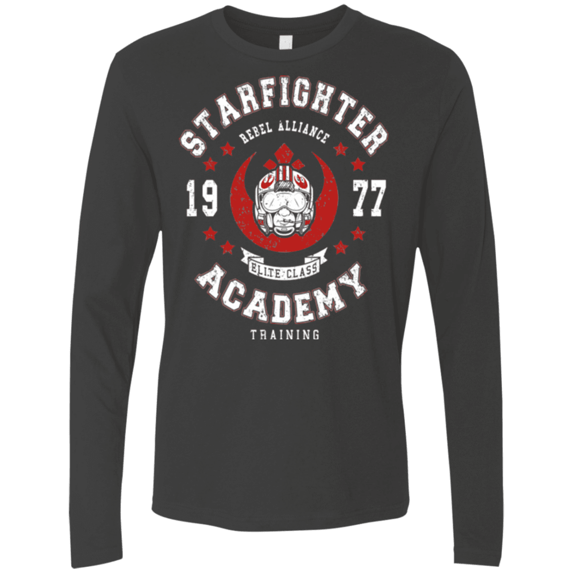 T-Shirts Heavy Metal / Small Starfighter Academy 77 Men's Premium Long Sleeve