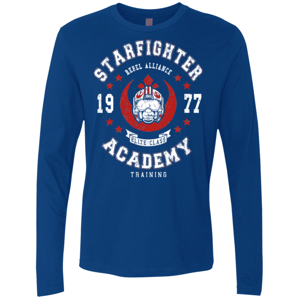T-Shirts Royal / Small Starfighter Academy 77 Men's Premium Long Sleeve