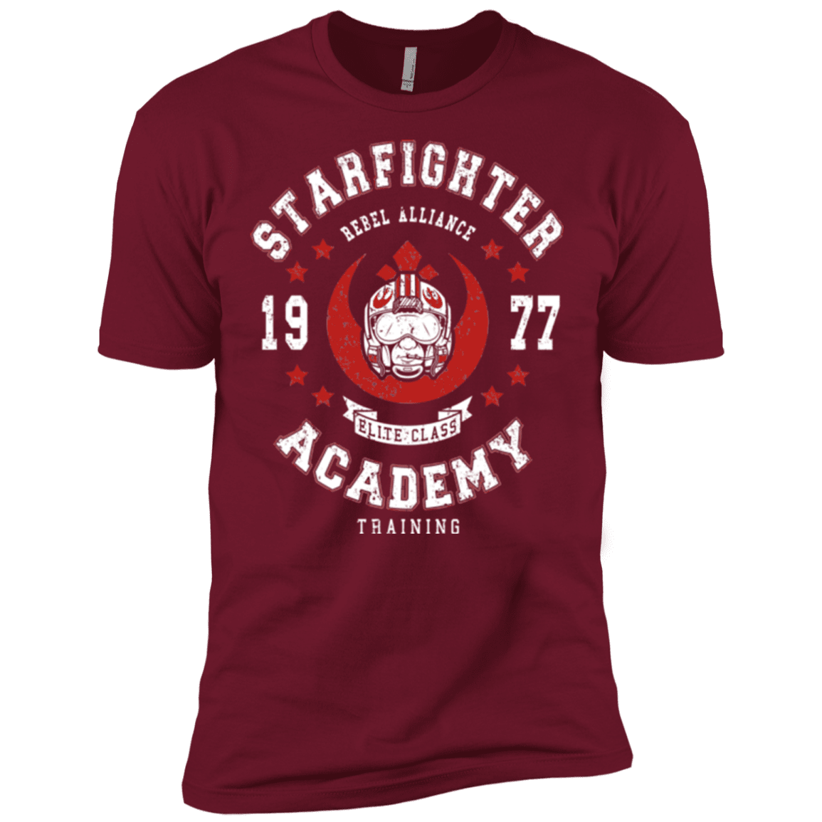 T-Shirts Cardinal / X-Small Starfighter Academy 77 Men's Premium T-Shirt