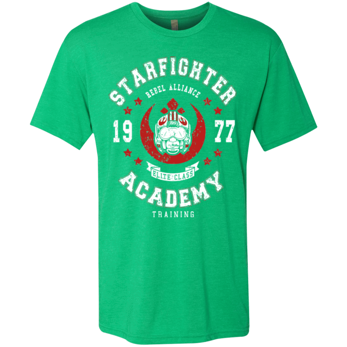 T-Shirts Envy / Small Starfighter Academy 77 Men's Triblend T-Shirt