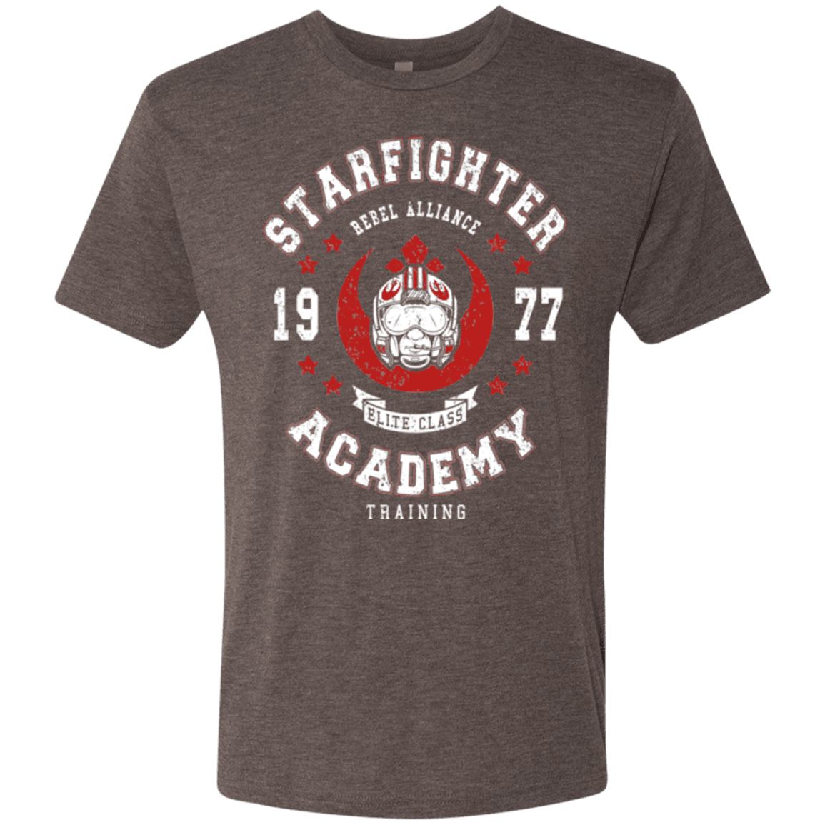 T-Shirts Macchiato / Small Starfighter Academy 77 Men's Triblend T-Shirt