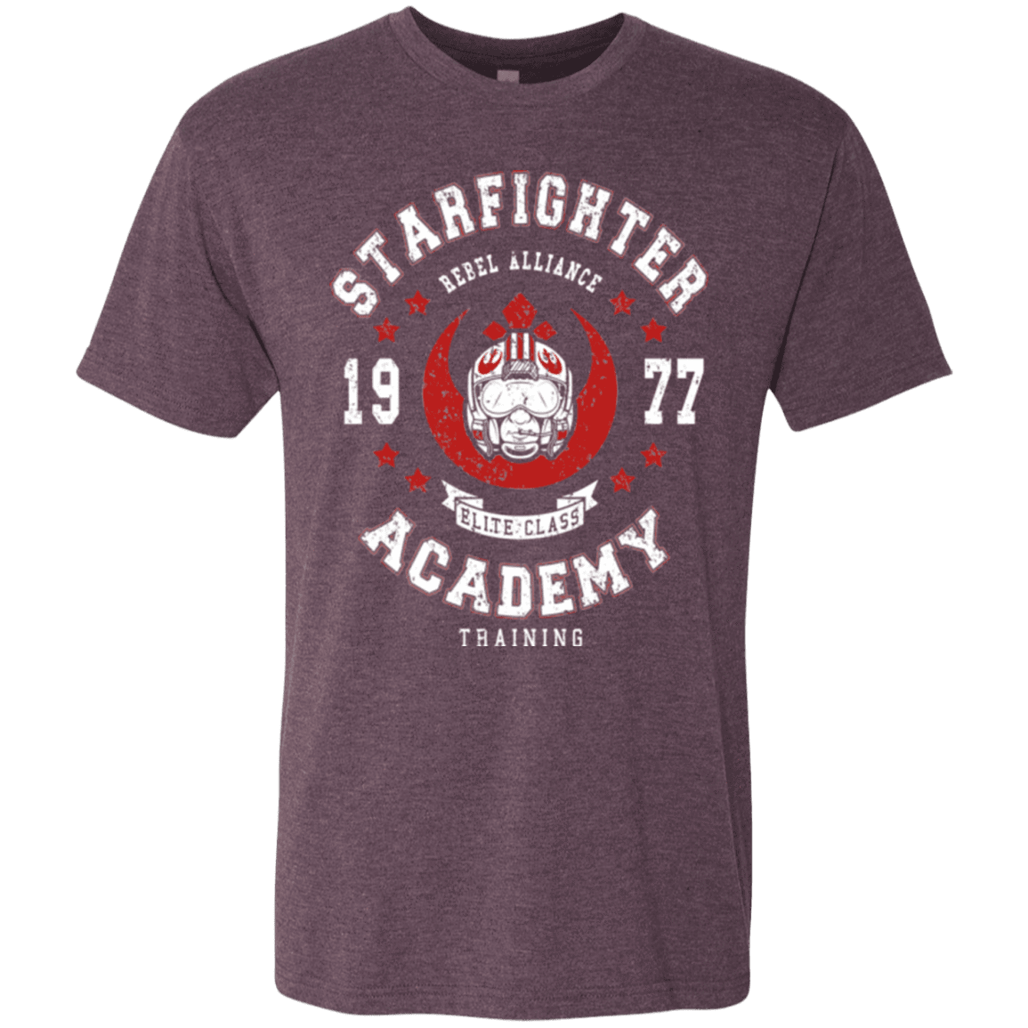 T-Shirts Vintage Purple / Small Starfighter Academy 77 Men's Triblend T-Shirt