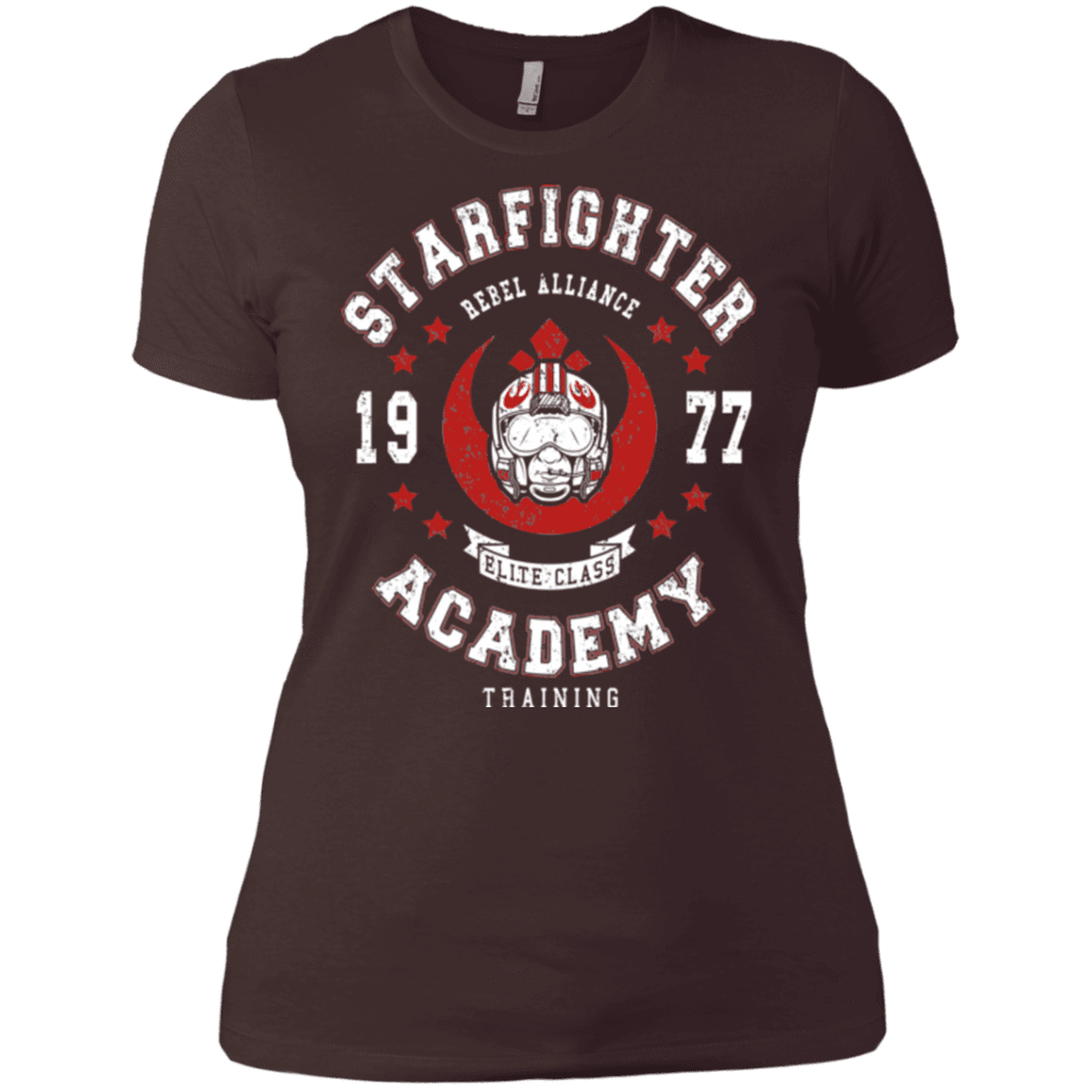 T-Shirts Dark Chocolate / X-Small Starfighter Academy 77 Women's Premium T-Shirt