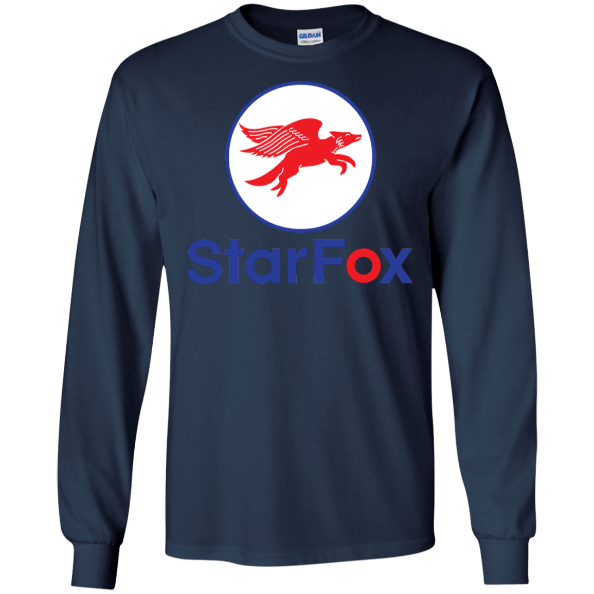 T-Shirts Navy / S Starfox Men's Long Sleeve T-Shirt