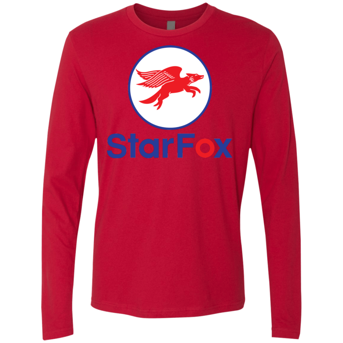 T-Shirts Red / S Starfox Men's Premium Long Sleeve