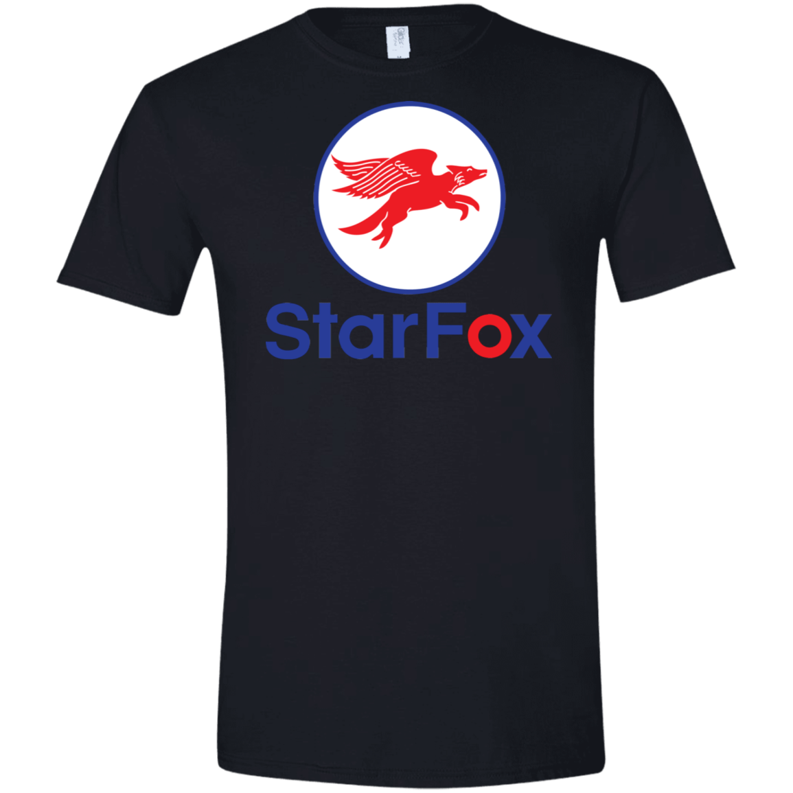 T-Shirts Black / X-Small Starfox Men's Semi-Fitted Softstyle